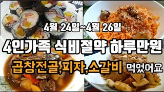 4인가족 식비절약 프로젝트 하루만원살기 #8