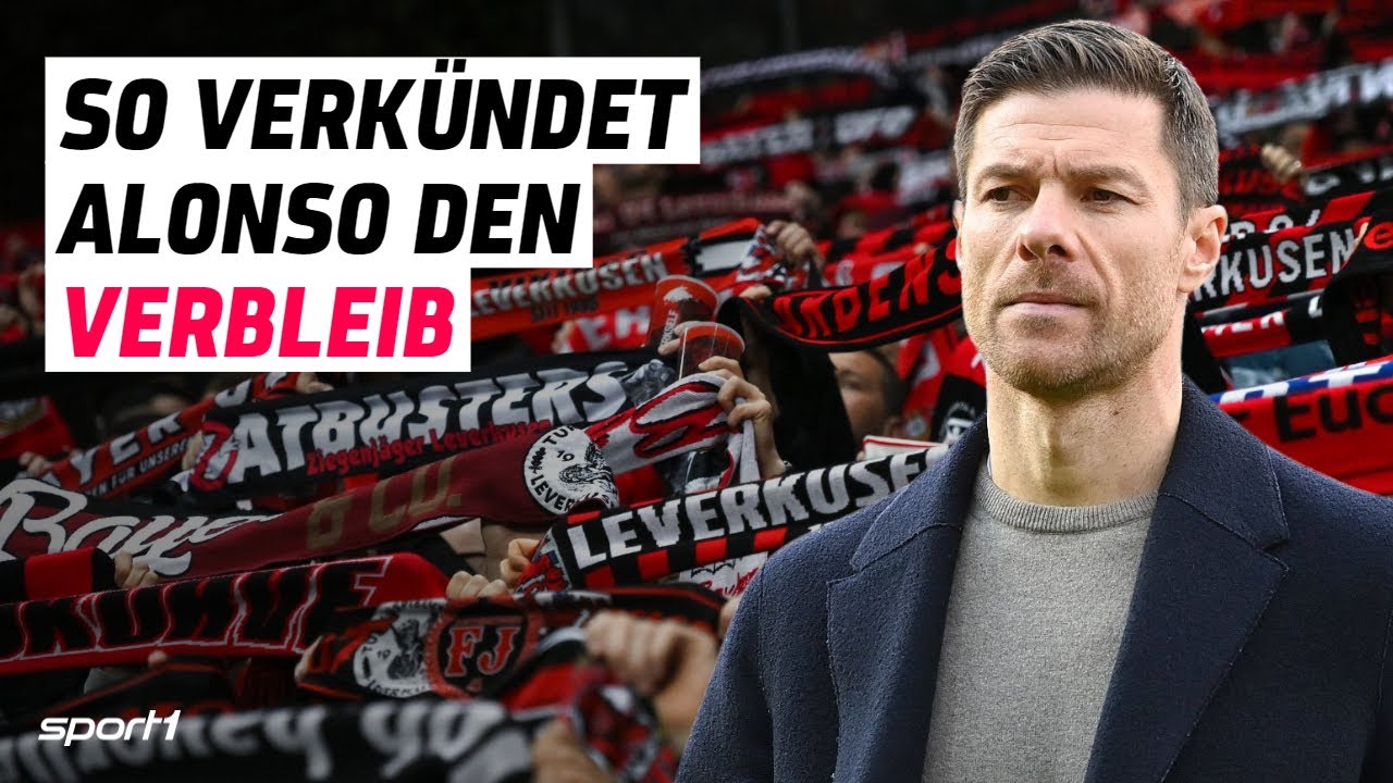 Alonso Verkündet Seinen Verbleib Bei Bayer 04 Leverkusen - YouTube