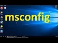 Windows 10-Two ways to run msconfig (open System Configuration)