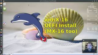 antiX 16 - UEFI install (with partitioning)