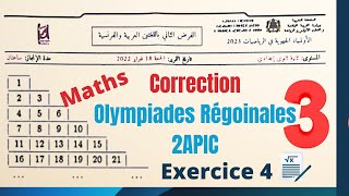 Olympiades régionales Mathématiques Vidéo3