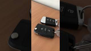 Eski ve yeni Volkswagen anahtar. Old vs. new Volkswagen key