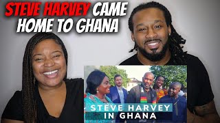 🇬🇭 American Couple Reacts "Steve Harvey Came 'Home' to Ghana"
