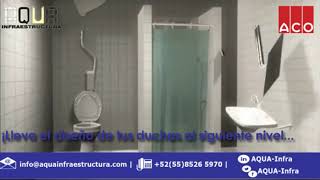 ACO México | Coladeras para ducha ACO ShowerDrain (Quartz by ACO)