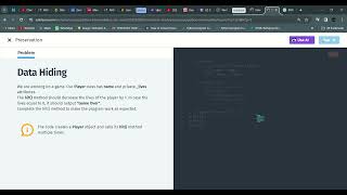 21 Data Hiding | Python Intermediate | Sololearn