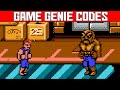 (NES Double Dragon) One Hit Kills & Gain Hearts easily - Game Genie Codes