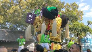 【新居浜太鼓祭り2023】一宮神社かきくらべ 東町太鼓台