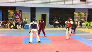 Taekwondo fight at Punjab youth fest