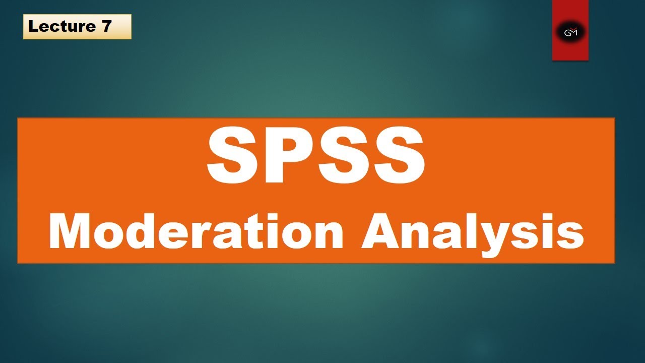 How To Check Moderation Analysis In Spss In Urdu - YouTube