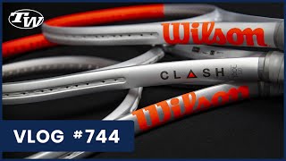 New Wilson CLASH Silver Tennis Racquets are FIRE🔥  + some MAXPLY wood vintage finds - VLOG #744