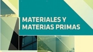 Los materiales y la humanidad. Parte 1.