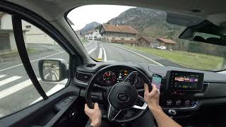 Haut Rumilly - La Clusaz | France 🇫🇷 4K | Cockpit POV GoPro | New Renault Traffic 2022