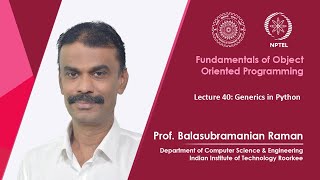 Lecture 40: Generics in Python