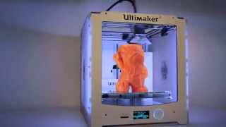 3D Printed Dutch Lion in PLA Orange - Ultimaker: 3D Printing Timelapse