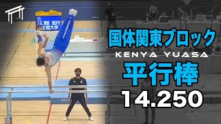 【平行棒】超人揃いの国体関東ブロック大会！湯浅賢哉 KENYA YUASA