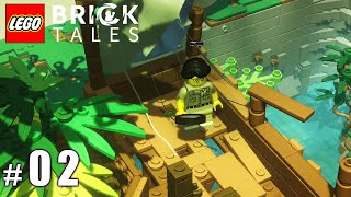 ジャングルに飛行機がぶっ飛んで考古学者があらわれた！【LEGO Bricktales】