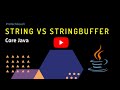Differences between String and StringBuffer in java | Java Interview