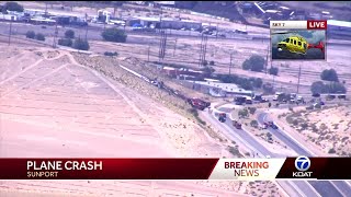 Officials respond to plane crash at the Albuquerque Sunport