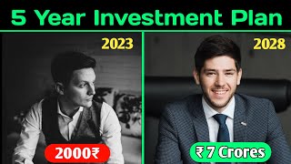 5 Year Investment Plan - How to Become a Crorepati With Smart Investing