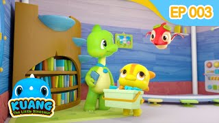 [Kuang the Little Dinosaur Animation]  EP003 Put toys back in their place | funny cartoon