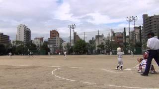 冷泉少年ファイターズ2013年06月29日4年以下リーグ戦 準決勝戦野芥少年野球クラブ 4/6