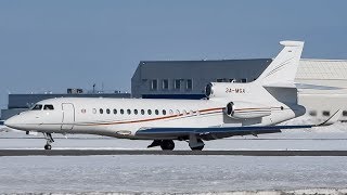 Government of Monaco Dassault Falcon 8X (FA8X) landing in  Montreal (YUL/CYUL)