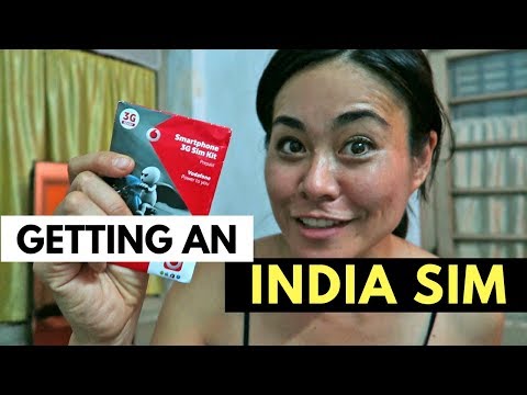 GETTING A SIM CARD IN INDIA | INDIA TRAVEL TIPS GETTING A SIM CARD IN INDIA | INDIA TRAVEL TIPS