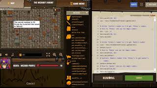 CodeCombat.Python. The wizard's Haund