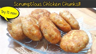 Check out the chicken chunks recipe|homemade nuggets chunk taste |chicken chunks |at home  _ \