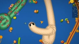 🐍WormsZone.io Slierio A.I. 246,388 Top 1 score  Worm Zone - Slither.io Hungry Snake Hunter Gameplay