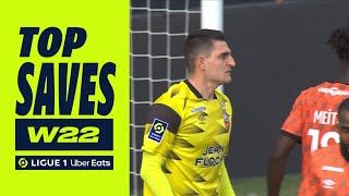 Best goalkeeper saves : Week 22 - Ligue 1 Uber Eats / 2022-2023