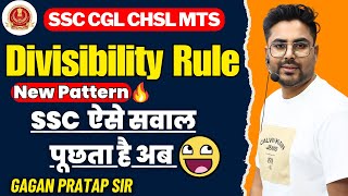 Divisibility Rule Based Latest Questions for SSC Exams | Number System | Gagan Pratap Sir #ssc #cgl