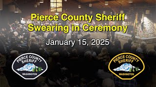 Sheriff Swank and Command Staff Swearing In Ceremony