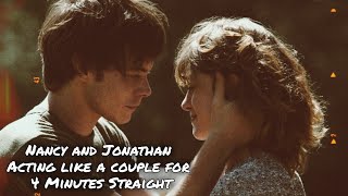 NANCY AND JONATHAN ACTING LIKE A COUPLE FOR 4 MINUTES STRAIGHT|| STRANGER THINGS