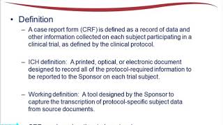 Case Report Form Design Strat and Stand Trailer