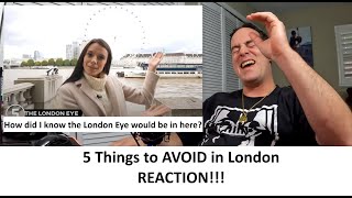 American Reacts to 5 Things To Avoid in London REACTION