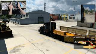 High Speed (157 km/h) - American truck simulator - Logitech G29