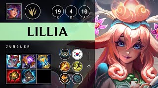 Lillia Jungle vs Fiddlesticks: Quadra Kill, Legendary - KR Challenger Patch 25.S1.2