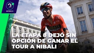 La etapa 8 dejó sin opción de ganar el Tour a Nibali