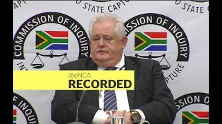 Former Bosasa COO Angelo Agrizzi testifies at the state capture inquiry