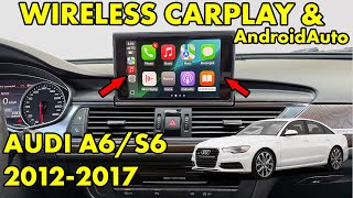 Wireless CarPlay and AndroidAuto Audi A6 / S6 2012 2013 2014 2015 2016 2017 (chassis C7)