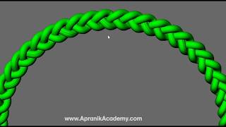 How to make Tri strand Braid In Rhino and Matrix