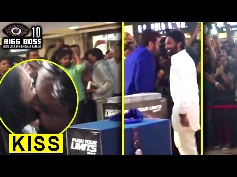 Manveer KISSES A GIRL In Public Manu Manveer Greet Fans At A Mall Bigg Boss 10