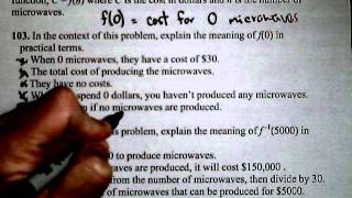 MAT150 Review - Function Notation