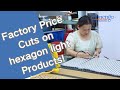 Transform Your Space with LED Hexagon Lights | Garage Factory Direct Offers