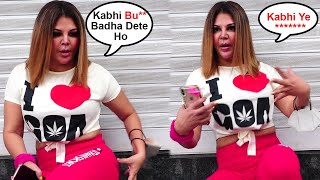 Rakhi Sawant ये क्या कह गई... B0LD Comment In Front Of Media | Watch Complete Video