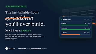 The Last Billable Hours Spreadsheet You'll Ever Build - Live Demo