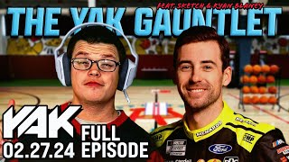 Sketch and Ryan Blaney Break Records in The Gauntlet | The Yak 2-27-24