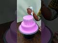 Chocolate Garnish pink color Step Cake design #youtubeshorts #viral  #shorts