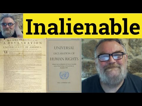 What is a synonym for unalienable?